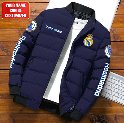 Personalized Real Madrid Puffer Jacket Q190803
