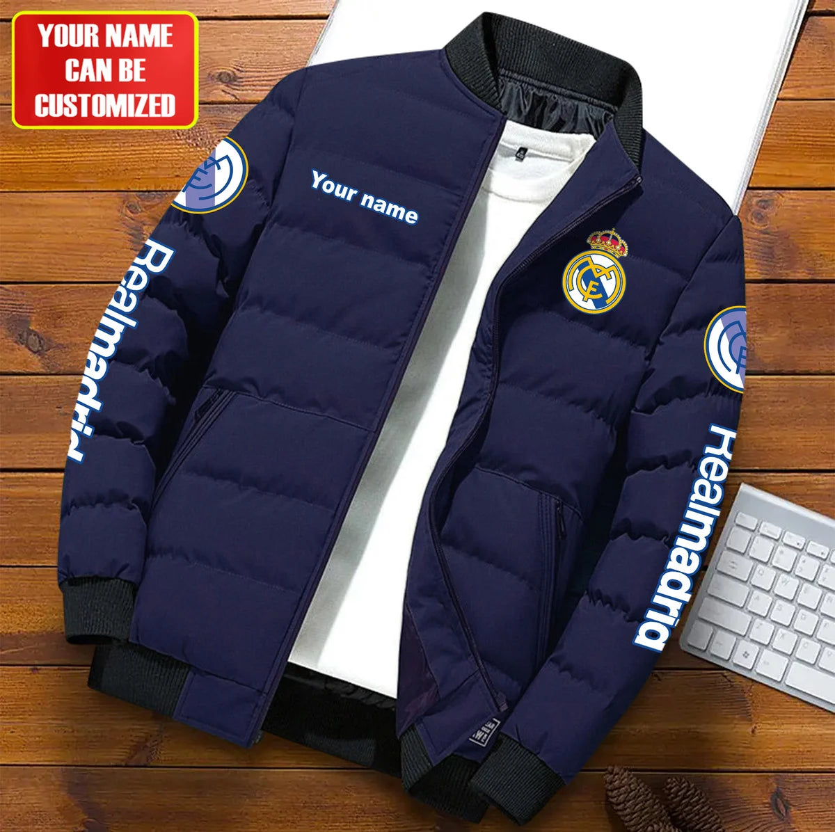 Personalized Real Puffer Jacket