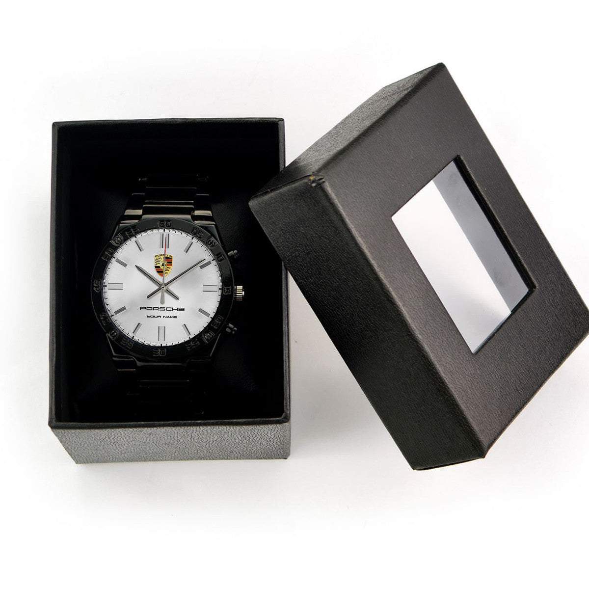Personalized Pors Dial Steel Watch QB030801