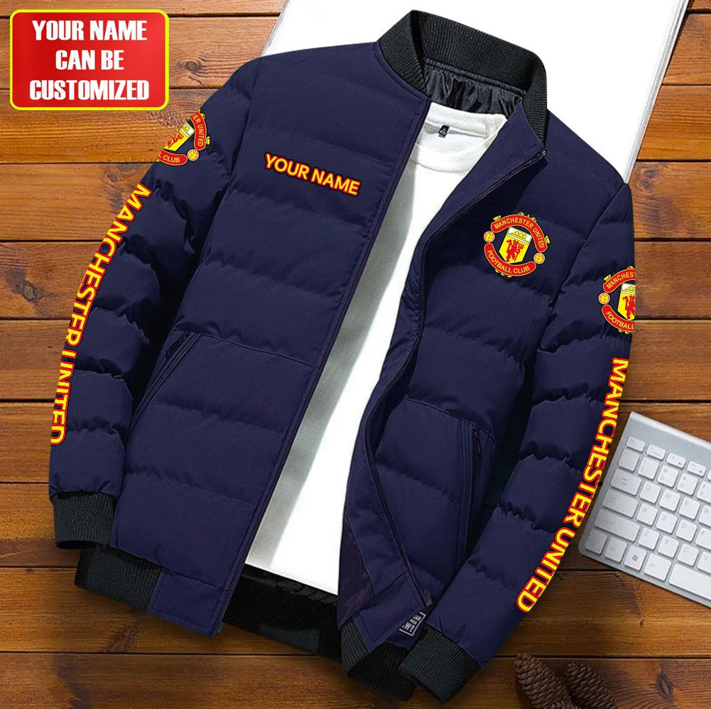 Personalized Manchester United Puffer Jacket QB200803