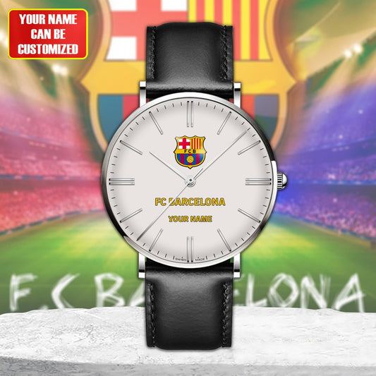 Personalized Barca Luxury Quartz Leather Watch Q160807