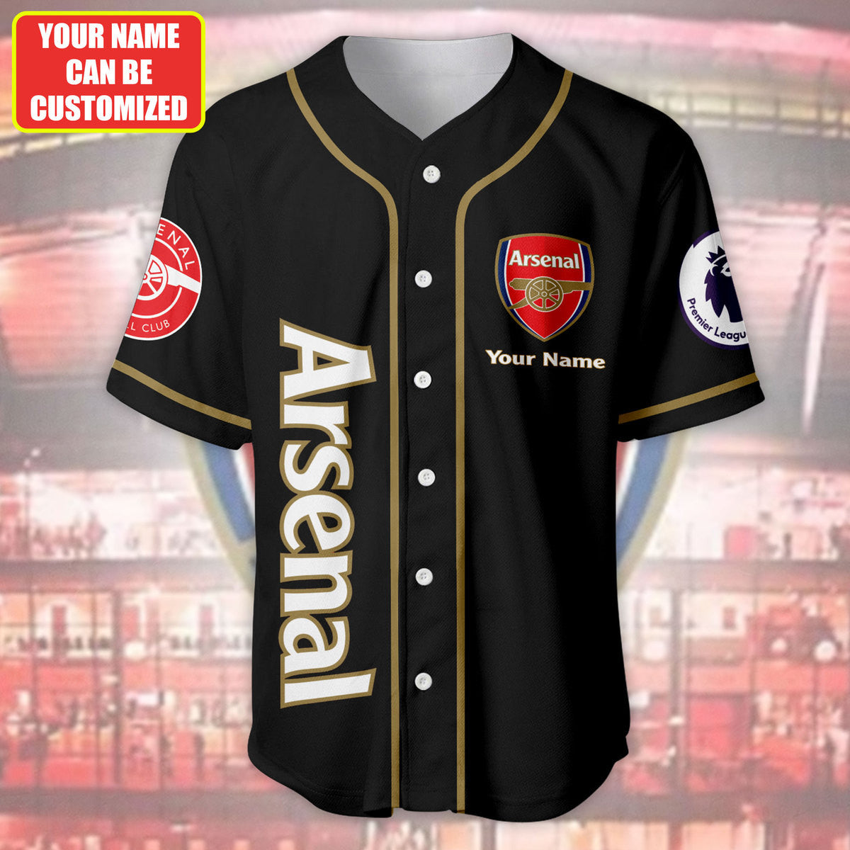 Personalized Arsenal - Baseball Jersey Shirt 3D Q120401