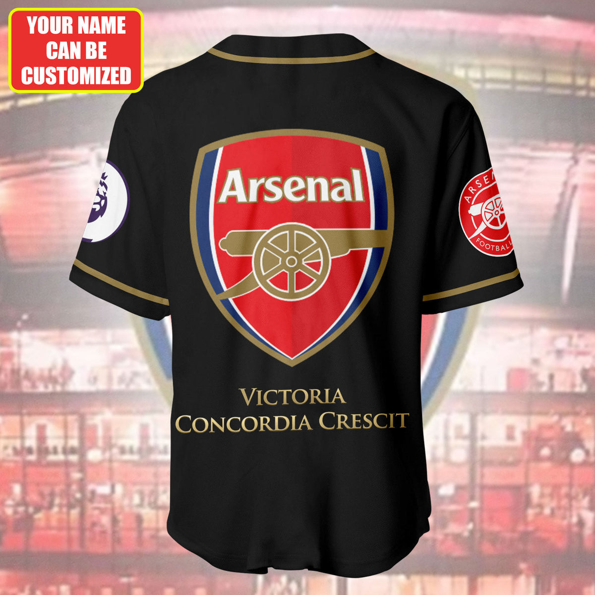 Personalized Arsenal - Baseball Jersey Shirt 3D Q120401