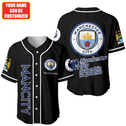 Personalized Manchester City - Baseball Jersey Shirt 3D Q120403