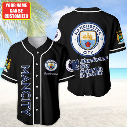 Personalized Manchester City - Baseball Jersey Shirt 3D Q120403