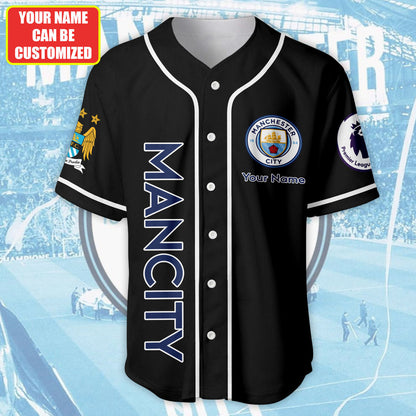 Personalized Manchester City - Baseball Jersey Shirt 3D Q120403