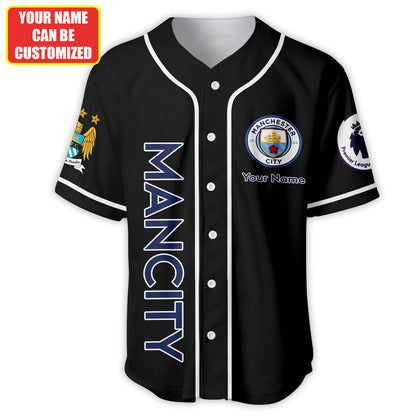 Personalized Manchester City - Baseball Jersey Shirt 3D Q120403