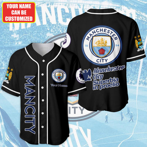 Personalized Manchester City - Baseball Jersey Shirt 3D Q120403