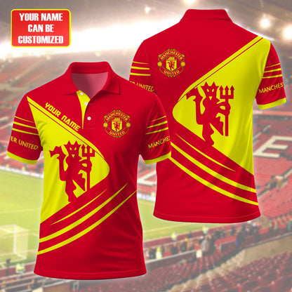 Personalized Manchester United FC 3D Full Printing Set , Manchester United FC Shirt , Manchester United Set , Hoodie , Short , Polo , hawaii , ... QB210803