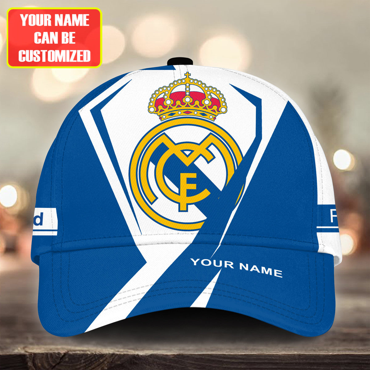 Personalized Name Real Madrid Classic Cap Q210808