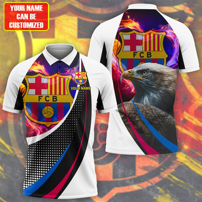 Personalized Barça Eagle 3D Full Printing Set , Barça Shirt , Barça Set , Hoodie , Short , Polo , hawaii , ... Q210803