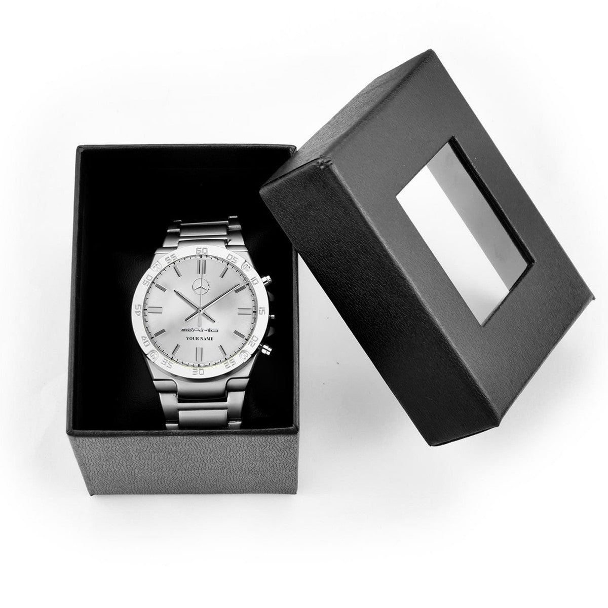 Personalized Pors Dial Steel Watch QB170802