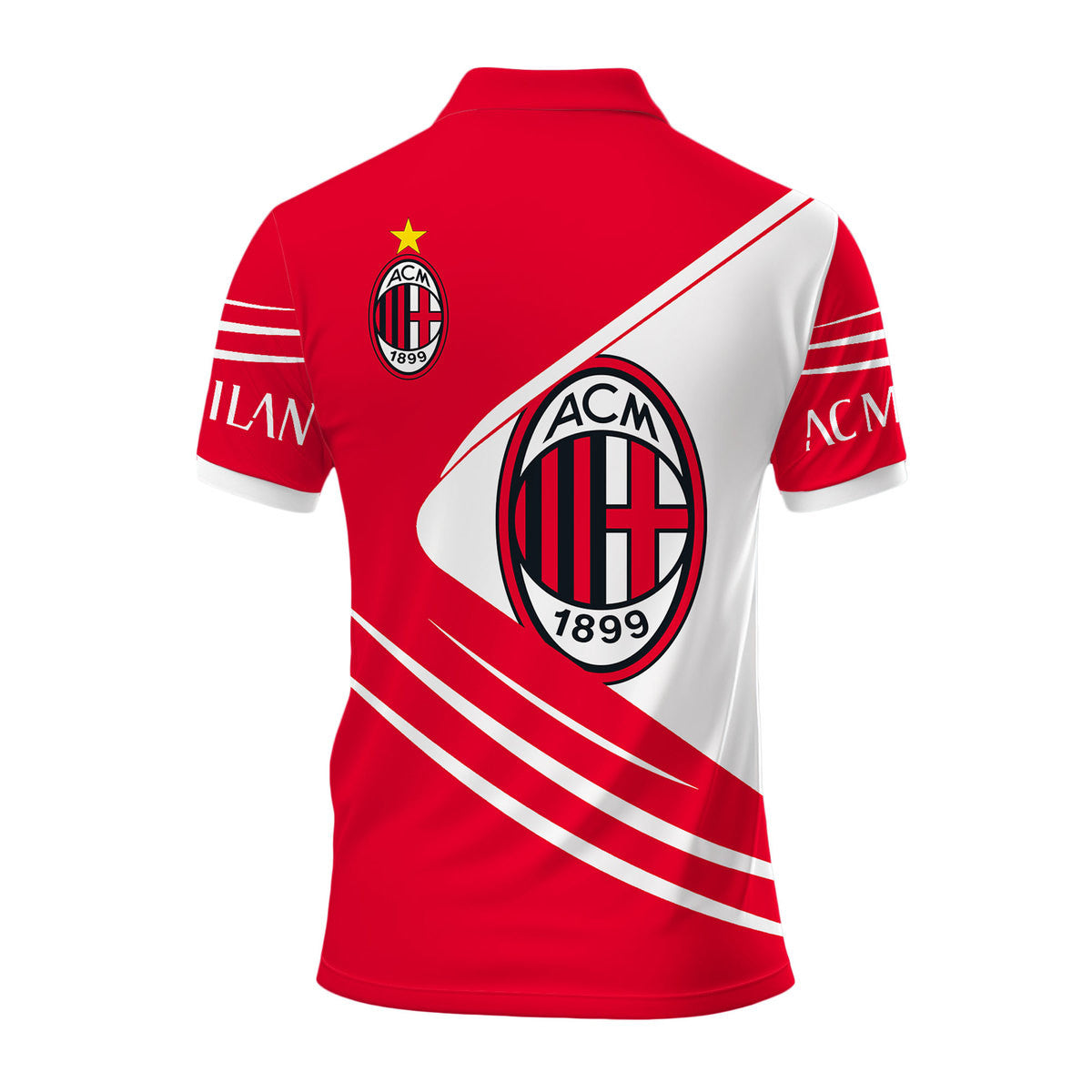 Personalized AC Milan 3D Full Printing Set , AC Milan Shirt , Hoodie , Short , Polo ,hawaii S260801