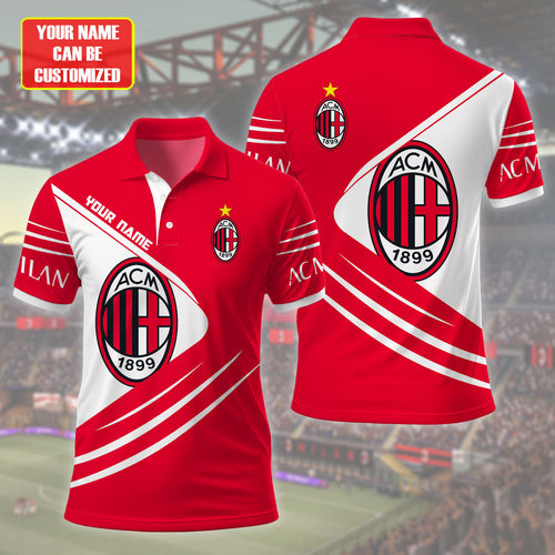 Personalized AC Milan 3D Full Printing Set , AC Milan Shirt , Hoodie , Short , Polo ,hawaii S260801