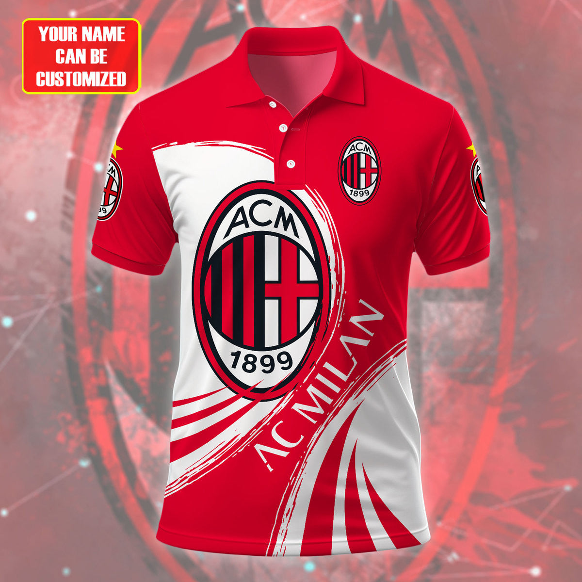 Personalized AC Milan F.C 3D Full Printing Set , AC Milan Shirt , AC Milan Shirt , Hoodie , Short , Polo , hawaii , ...