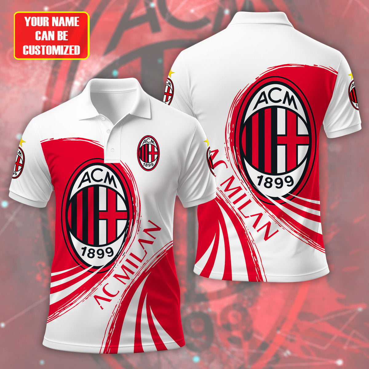 Personalized AC Milan F.C 3D Full Printing Set , AC Milan Shirt , AC Milan Shirt , Hoodie , Short , Polo , hawaii , ...