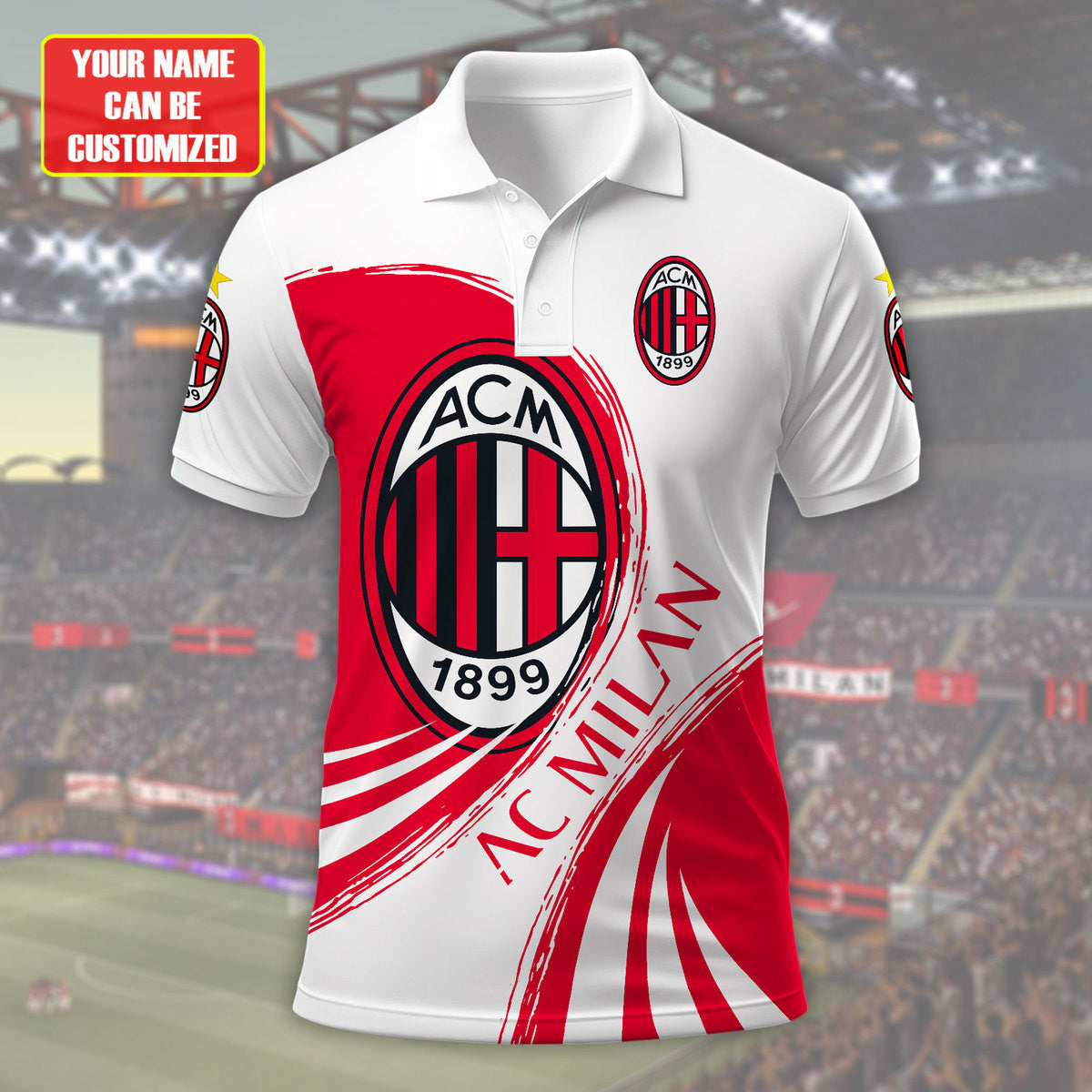 Personalized AC Milan F.C 3D Full Printing Set , AC Milan Shirt , AC Milan Shirt , Hoodie , Short , Polo , hawaii , ...