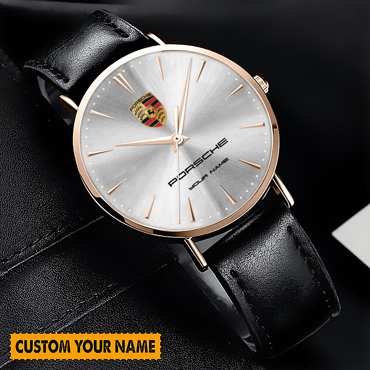 Personalized Pors Luxury Quartz Leather Watch QB230807