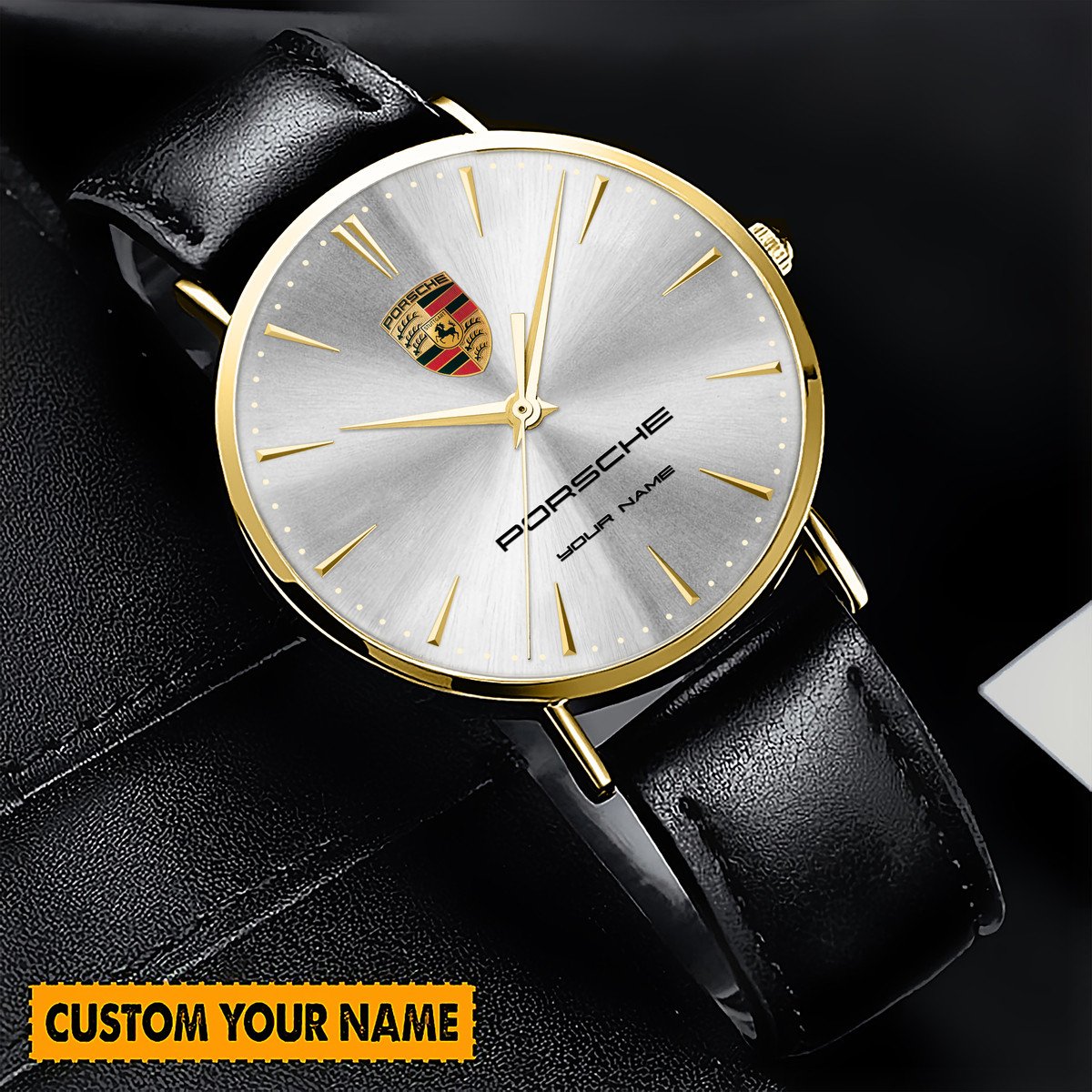 Personalized Pors Luxury Quartz Leather Watch QB230807