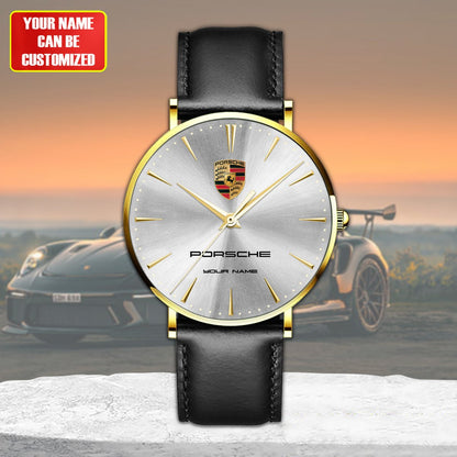 Personalized Pors Luxury Quartz Leather Watch QB230807
