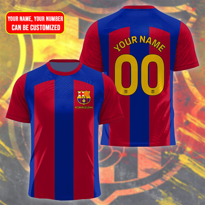 Personalized Barça 3D Full Printing Premium Set , Barça Premium Shirt , Hoodie , Short , Polo ,hawaii S270803