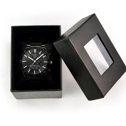 Personalized Merc Dial Steel Watch P260801
