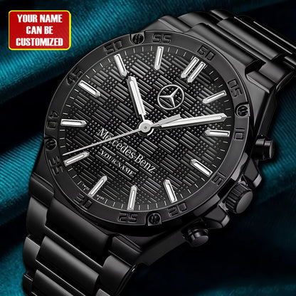 Personalized Merc Dial Steel Watch P260801