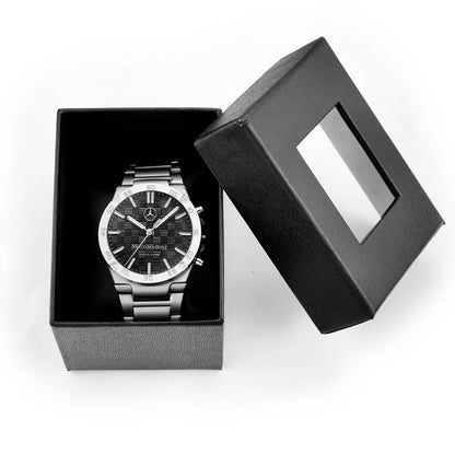 Personalized Merc Dial Steel Watch P260801