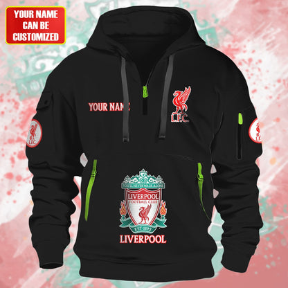 Personalized Liverpool F.C Zip-Hoodie Cotton Jacket P280804