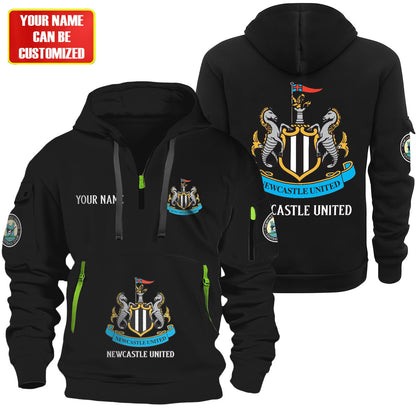 Personalized Newcastle United F.C Zip-Hoodie Cotton Jacket P280805