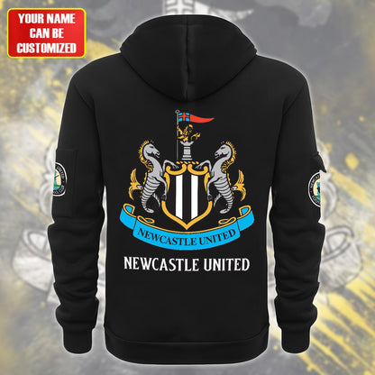 Personalized Newcastle United F.C Zip-Hoodie Cotton Jacket P280805