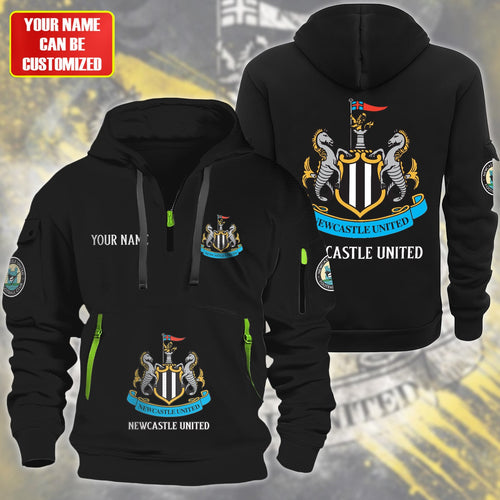 Personalized Newcastle United F.C Zip-Hoodie Cotton Jacket P280805