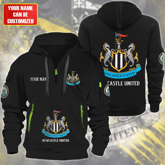 Personalized Newcastle United F.C Zip-Hoodie Cotton Jacket P280805