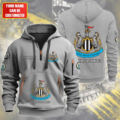 Personalized Newcastle United F.C Zip-Hoodie Cotton Jacket P280805