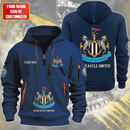 Personalized Newcastle United F.C Zip-Hoodie Cotton Jacket P280805