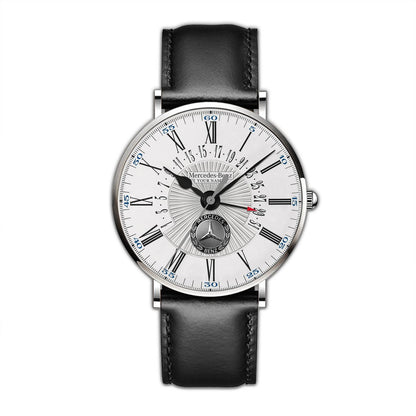 Personalized Merc - Benz Luxury Quartz Leather Watch QB280807