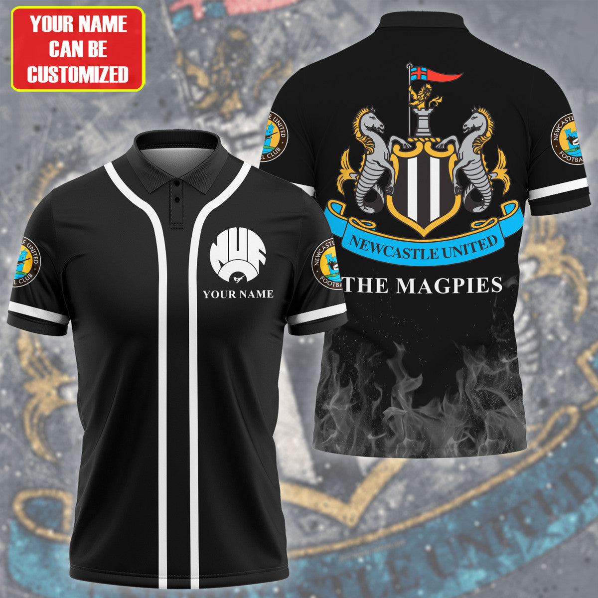 Personalized Newcastle United Q2 3D Full Printing Set , Newcastle United Shirt , Hoodie , Short , Polo ,hawaii Q290801