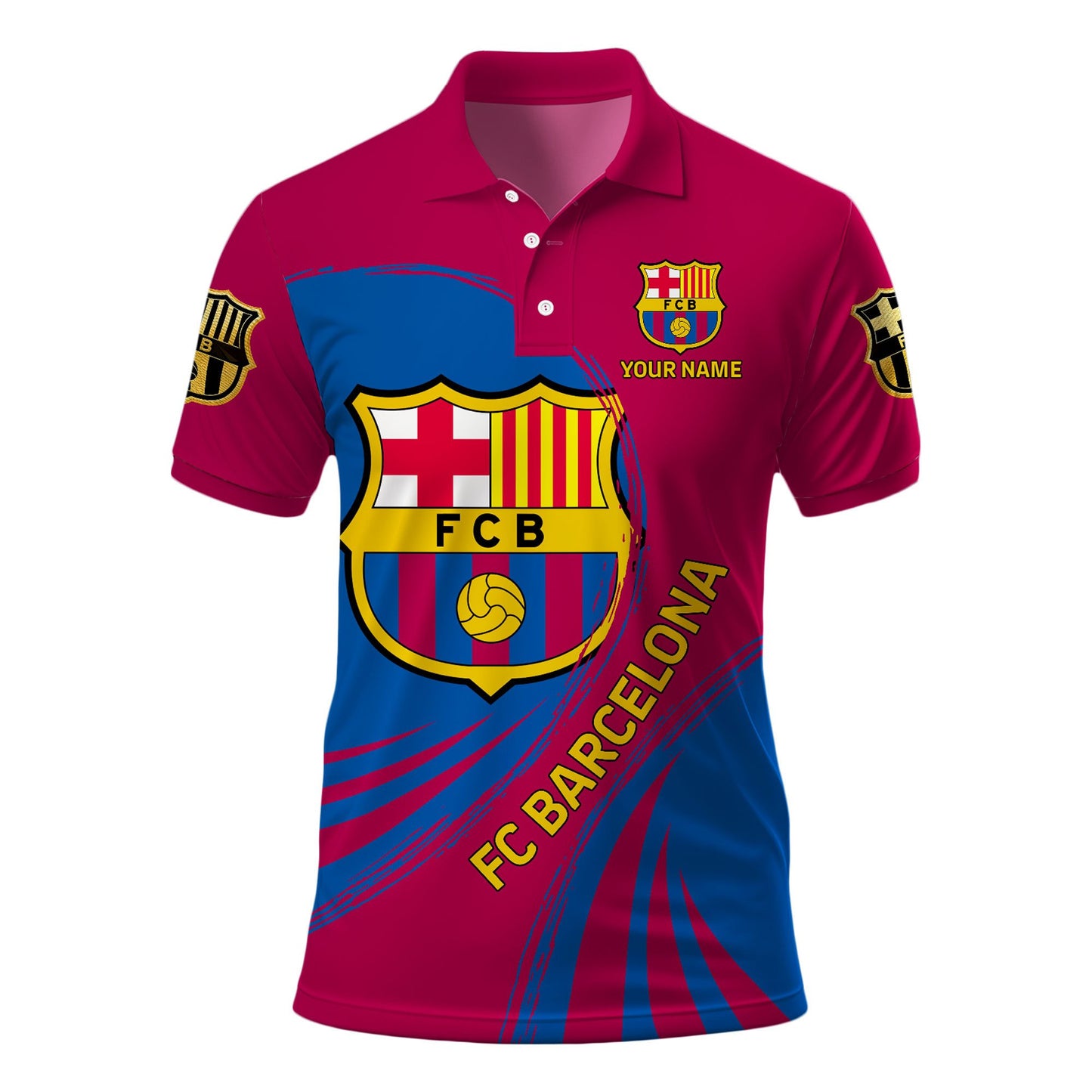 Personalized Barça 3D Full Printing Set , Barça Shirt ,Barça Shirt , Hoodie , Short ,Polo ,hawaii , ... QB290801