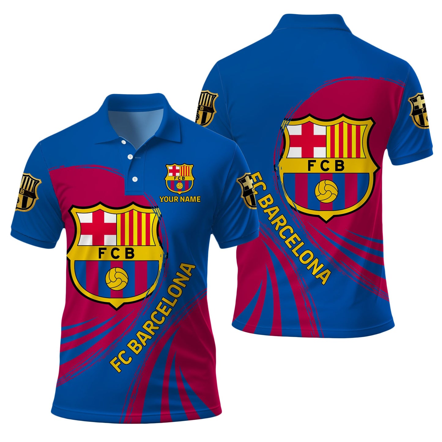 Personalized Barça 3D Full Printing Set , Barça Shirt ,Barça Shirt , Hoodie , Short ,Polo ,hawaii , ... QB290801