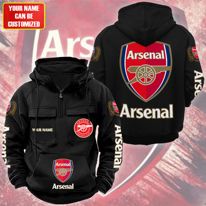 Personalized Arsenal Retro Cotton Hoodie QB280801