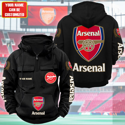 Personalized Arsenal Retro Cotton Hoodie QB280801