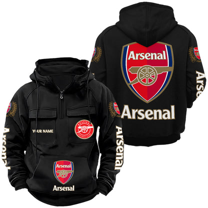Personalized Arsenal Retro Cotton Hoodie QB280801