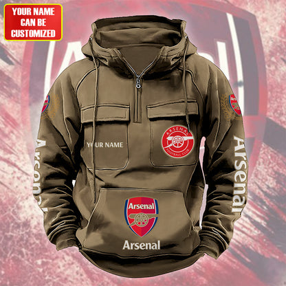 Personalized Arsenal Retro Cotton Hoodie QB280801