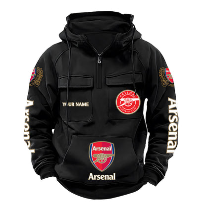 Personalized Arsenal Retro Cotton Hoodie QB280801