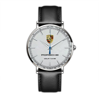Personalized Pors Luxury Quartz Leather Watch P300801