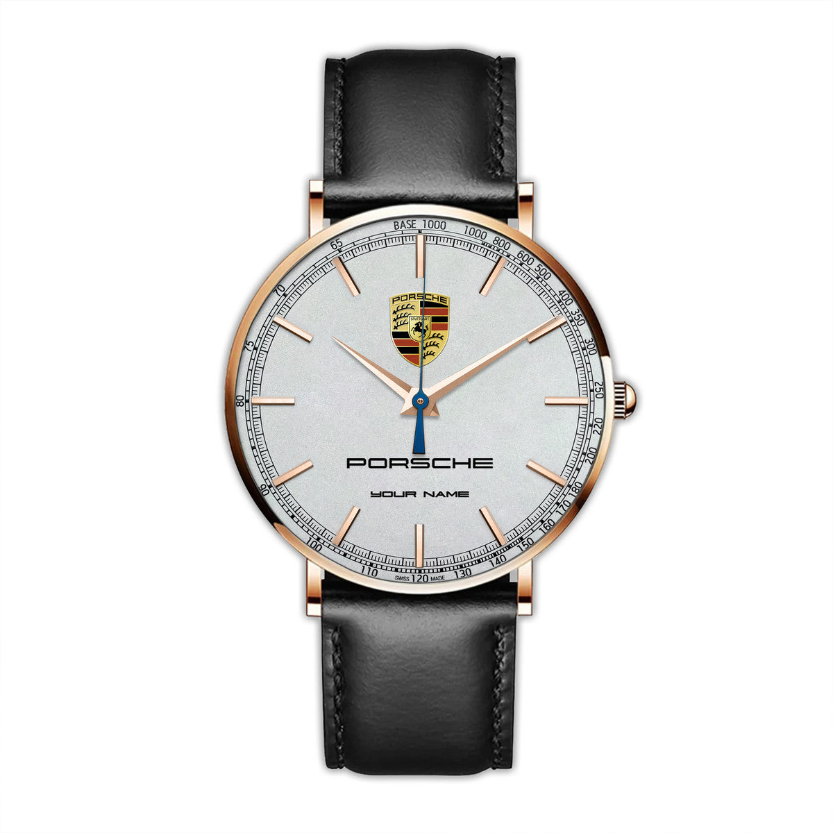 Personalized Pors Luxury Quartz Leather Watch P300801