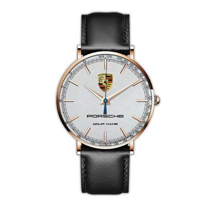 Personalized Pors Luxury Quartz Leather Watch P300801