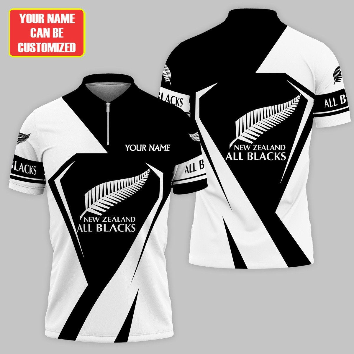 Personalized New Zealand All Black 3D Full Printing Set , New Zealand All Black Shirt ,Barça Shirt , Hoodie , Short ,Polo ,hawaii , ... Q150803