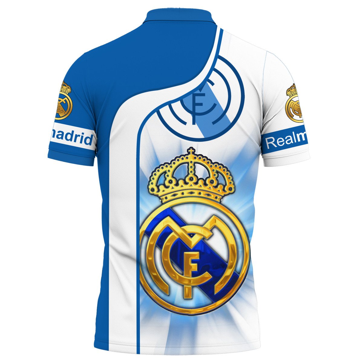 Personalized Real Madrid 3D Full Printing Set , Real Madrid Shirt , Hoodie , Short , Polo ,hawaii QB300801