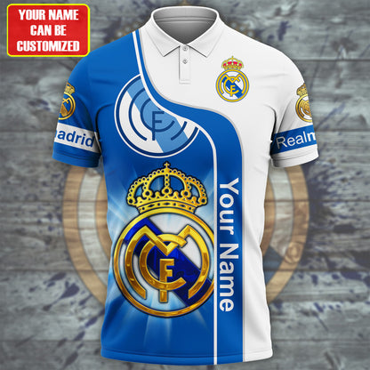 Personalized Real Madrid 3D Full Printing Set , Real Madrid Shirt , Hoodie , Short , Polo ,hawaii QB300801